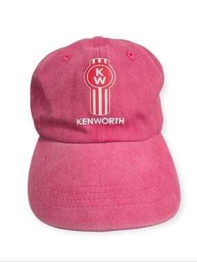 Kenworth Trucks Pink Baseball Cap – Adjustable "Dad Hat" – Pre-owned